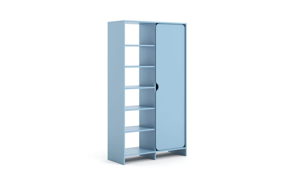 Niko szafa z półkami Baby Blue