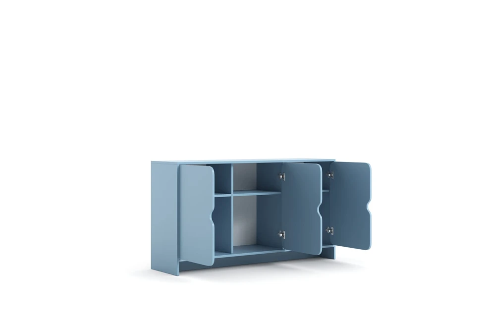 Niko komoda trzydrzwiowa Baby Blue