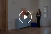 Niko komoda trzydrzwiowa Baby Blue