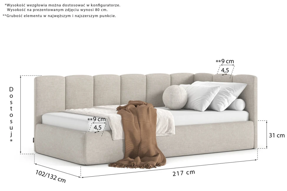 Łóżko Nilo