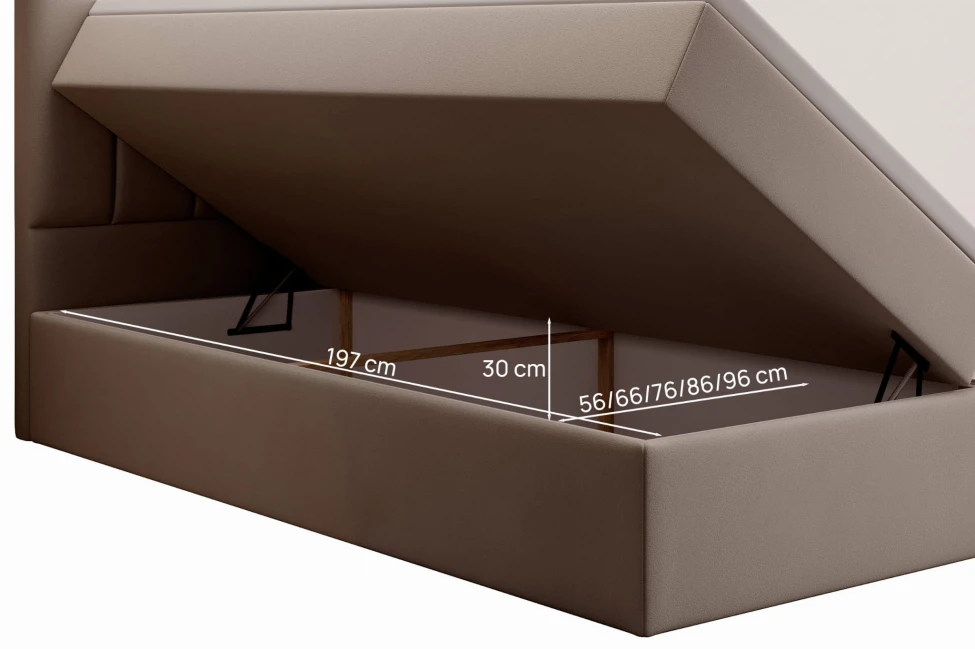 Łóżko kontynentalne Allen