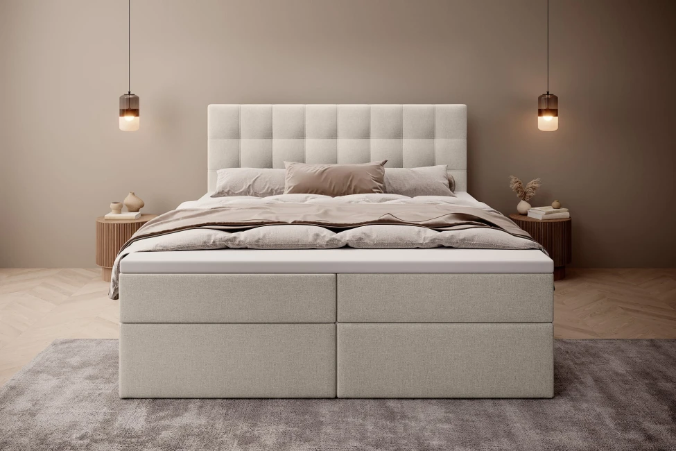 Łóżko kontynentalne Cube