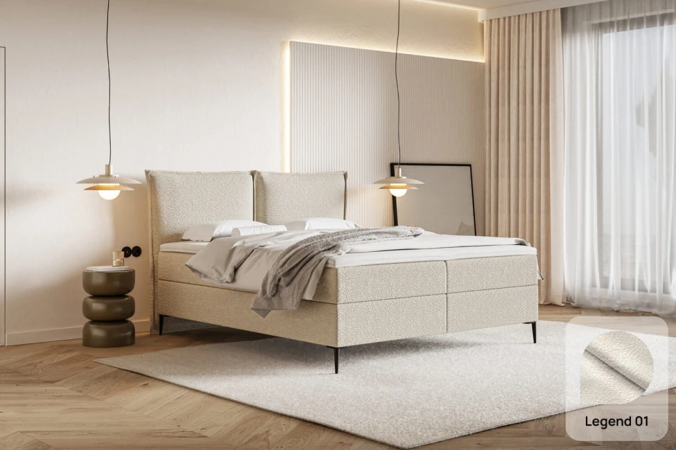 Łóżko kontynentalne Pillow Conti