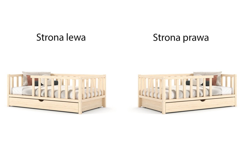 Łóżko dziecięce Mio z szufladą 