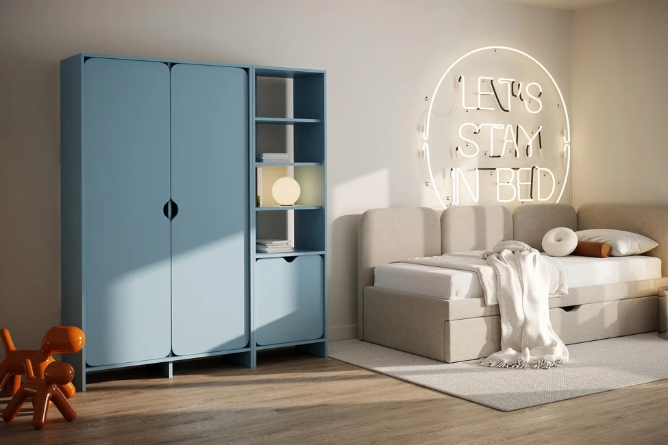 Niko regał Baby Blue