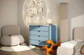 Niko komoda z szufladami Baby Blue